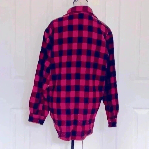 L.L Bean  Wool Blend Lumber Shacket in Size Medium - Picture 2 of 3